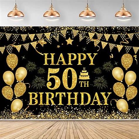 Cheers To 50 Years Door Banner Happy 50th Birthday