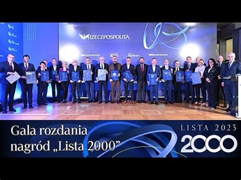 Gala rozdania nagród Lista 2000 YouTube