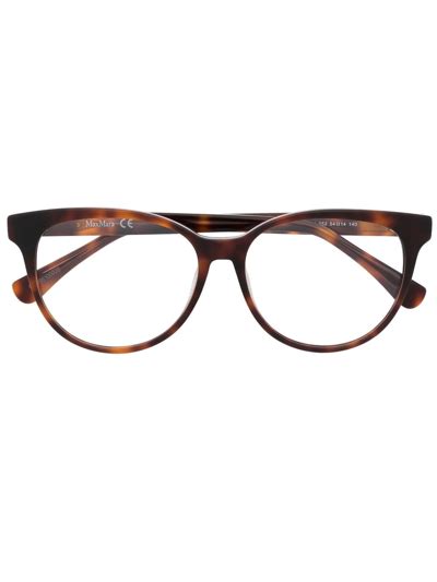 Max Mara Tortoiseshell Effect Optical Glasses Modesens