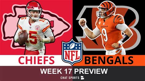 Chiefs Vs Bengals Preview Prediction Injury Report AFC Playoff