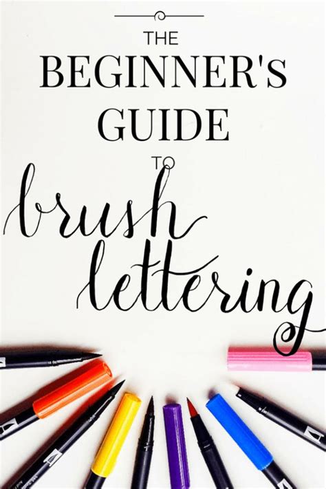 34 Brush Lettering Tutorials You Need In Your Crafting Arsenal