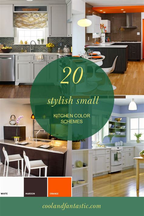 20 Stylish Small Kitchen Color Schemes - Home, Family, Style and Art Ideas