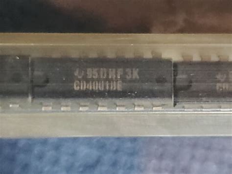 Texas Instruments Cd Be Ic Logic Gates Quad Input Nor Pack Of