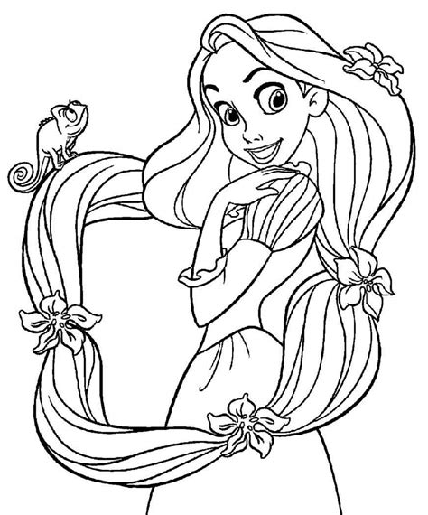 Desenhos Da Rapunzel Para Colorir Pop Lembrancinhas