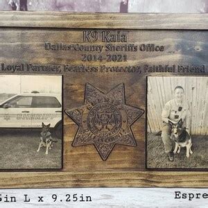 Customizable K And Handler Police Officer Law Enforcement Etsy