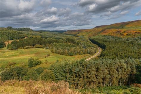 north york moors landscape england uk stock photo image