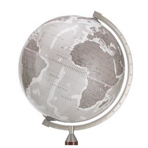 Zoffoli Vasco Da Gama Cm Warm Grey Floorstanding Globe