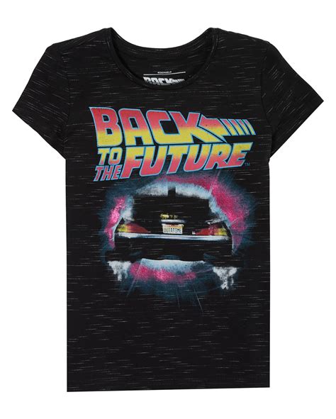 Riachuelo Camiseta Infantil Malha Back To The Future Preto Tam A