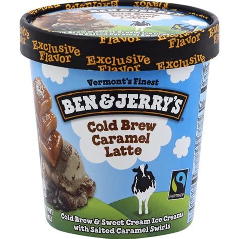 Ben And Jerrys Ice Cream Cold Brew Caramel Latte Frozen Foods Martin S Super Markets