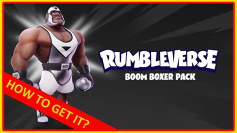 How To Use The Boom Boxer Pack For Rumbleverse Youtube