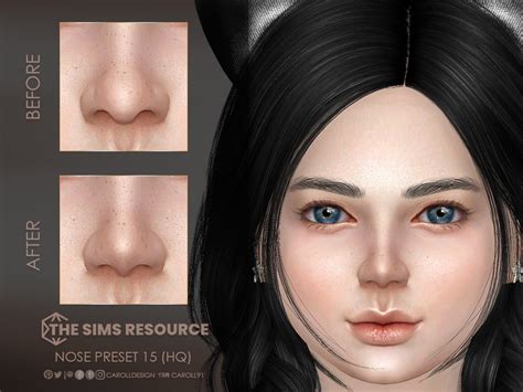 The Sims Resource Nose Preset 15 Hq