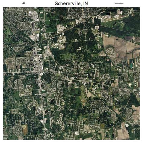 Aerial Photography Map of Schererville, IN Indiana