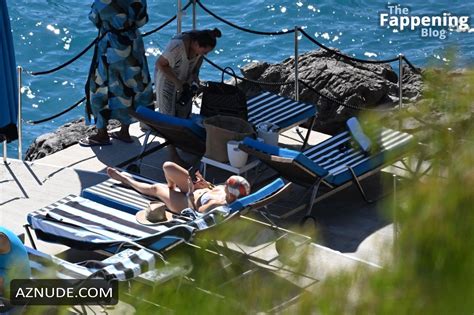 Jennifer Lopez Sizzles In A White Thong Bikini On The Amalfi Coast AZNude