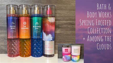 New Bath And Body Works Spring 2023 Faceted Collection Among The Clouds