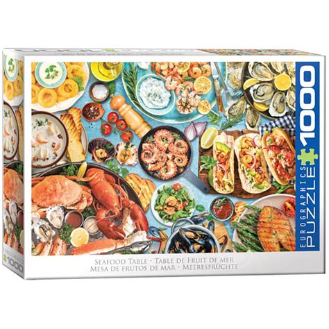 Eurographics Seafood Table Puzzle 1000pcs Puzzles Canada