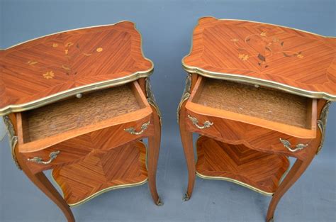 Pair Of French Bedside Tables In Kingwood Antiques Atlas