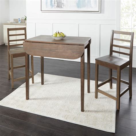 Winston Porter Waltia Counter Height Drop Leaf Dining Set And Reviews Wayfair