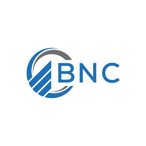 Bnc Flat Accounting Logo Design On White Background Bnc Creative