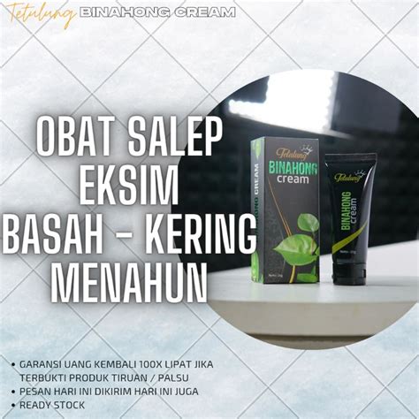 Jual Obat Salep Eksim Basah Eksim Kering Binahong Cream 20 Gr