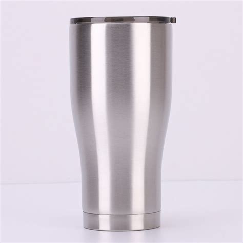 2020 20oz 30oz Slim Curved Tumbler With Slid Lid Double Walls Stainless