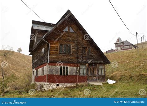 Peasant houses stock image. Image of rural, sirnea, road - 21741425