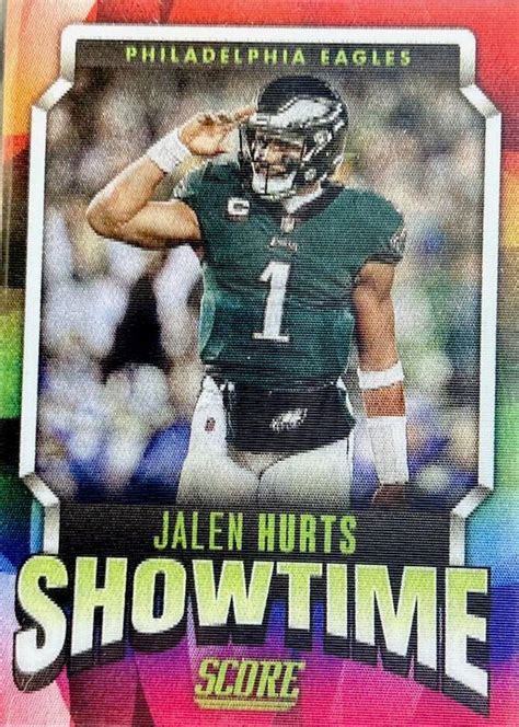 Jalen Hurts Score St Showtime Ssp Price Guide Sports Card