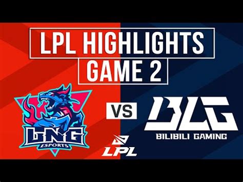 LNG Vs BLG Highlights Game 2 LPL 2024 Spring LNG Esports Vs