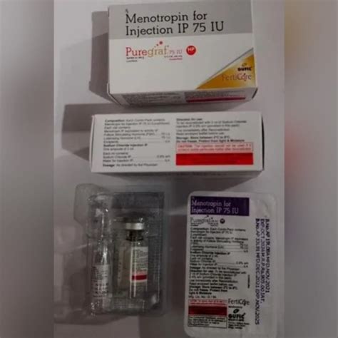 Puregraf Menotrpin For Injection Ip Iu Packaging Type Box At Rs