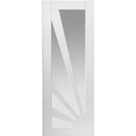 JBK Aurora Etched Glass White Solid Core Door C W Berry