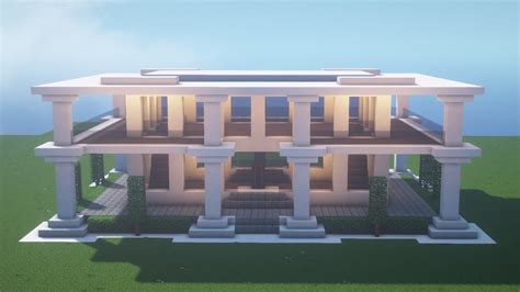 Como Hacer Una Casa Moderna En Minecraft