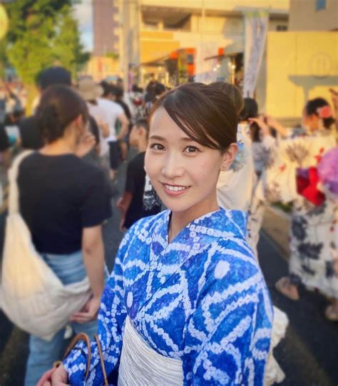 島津咲苗さんのインスタグラム写真 島津咲苗instagram 「週末は花火を観に豊橋祇園祭へ この有松絞りの浴衣、実は 私が入社2年目の頃に先輩の杏奈さん Anna Tokushige