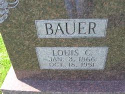 Louis Casper Bauer 1866 1951 Mémorial Find a Grave