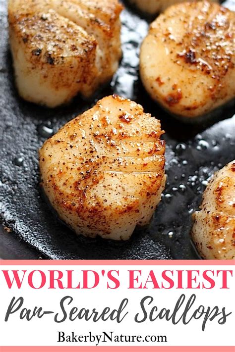 Perfectly Seared Scallops Baker By Nature