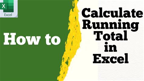 Running Totals In Excel Done Perfectly Step By Step Guide Education