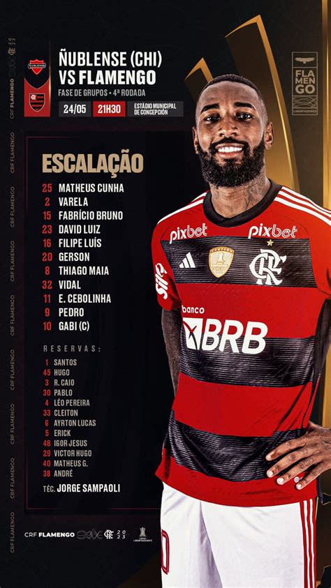 SAIU Filipe Luís e sem Arrascaeta Flamengo divulga escalação para