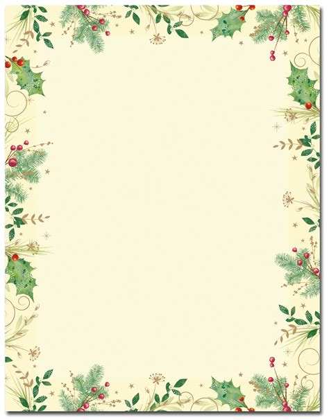 Christmas Letterhead Template - Detrester.com