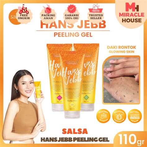 Jual SALSA Hans Jebb Peeling Gel Perontok Daki Salsa HansJebb Lemon