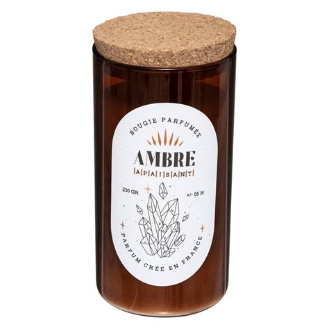 Bougie parfumée Snow ambre 230g Atmosphera créateur d intérieur