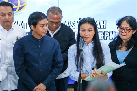 Kementerian Atr Bpn Bantu Selesaikan Sengketa Tanah Keluarga Nirina Zubir