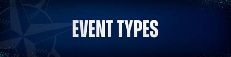 Event Types | Seattle Mariners