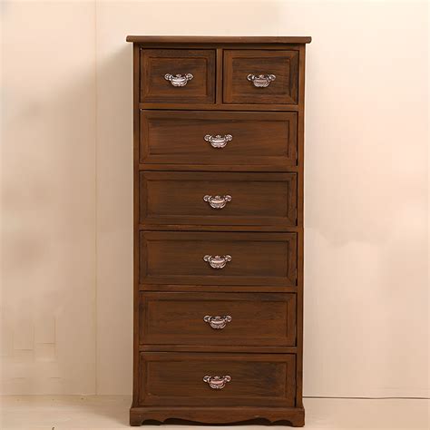 W Wooden Lingerie Chest Traditional Storage Chest With Drawers