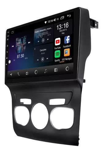 Central Multimidia C4 Lounge Android 13 2gb Qled Carplay 10p