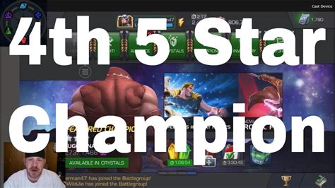 4th 5 Star Champion Marvel Contest Of Champions Youtube