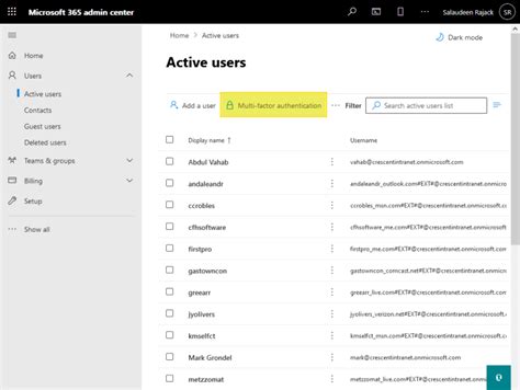 How To Enable Multi Factor Authentication Mfa In Office