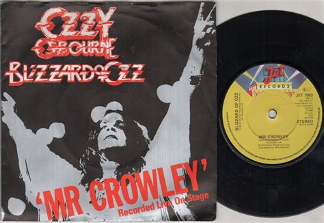 Ozzy Osbourne Mr. Crowley Records, LPs, Vinyl and CDs - MusicStack