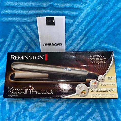 New Cuci Gudang Remington Catokan Pelurus Rambut Keratin Protect