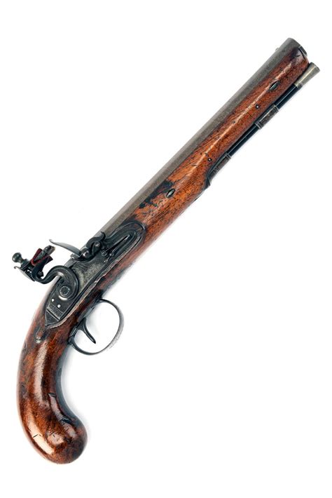 Sold At Auction A Bore Flintlock Duelling Pistol By Bird Ashmore