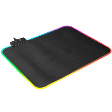 Rampage Mp Siyah Rgb Ledli Gaming Mouse Pad Itopya