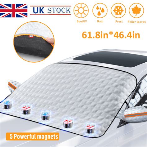 Magnetic Car Windscreen Cover Winter Ice Frost Shield Snow Protector