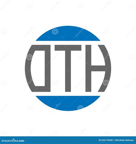 OTH Letter Logo Design on White Background. OTH Creative Initials ...